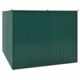 Tuinschuur 195x198x159 cm gegalvaniseerd staal groen 5