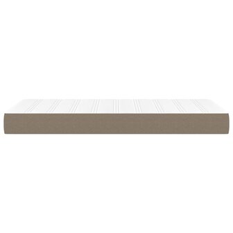 Pocketveringmatras voor kinderen 80x160 cm stof taupe 4
