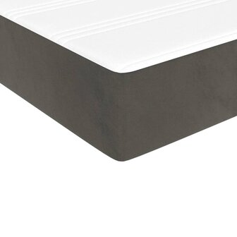 Pocketveringmatras voor kinderen 80x160 cm fluweel donkergrijs 5
