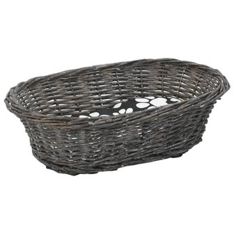 3-delige Kattenmandenset met kussens 47x34x60 cm wilgen 10