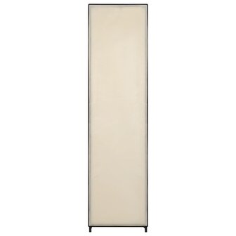 Kledingkast met 4 vakken 175x45x170 cm cr&egrave;me 6