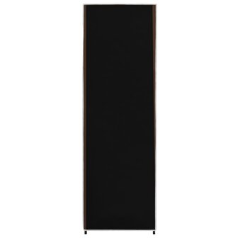Kledingkast 87x49x159 cm stof zwart 6