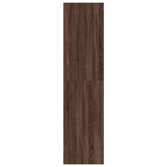 Kledingkast 80x50x200 cm bewerkt hout bruin eikenkleur 5