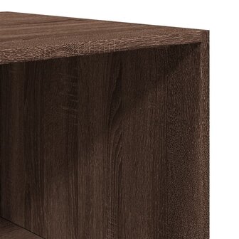 Kledingkast 80x50x200 cm bewerkt hout bruin eikenkleur 8