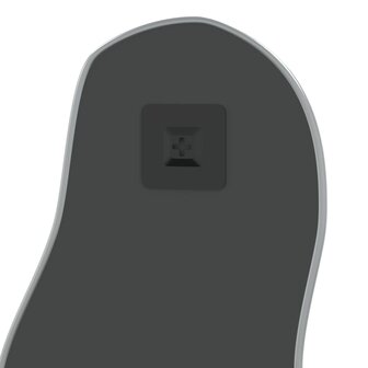Wandspiegel 80x35 cm zilverkleurig 5