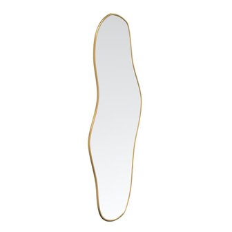 Wandspiegel 60x25 cm goudkleurig 3