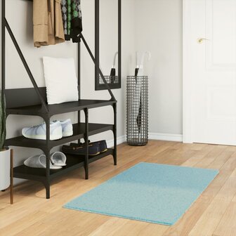 Vloerkleed OVIEDO laagpolig 60x110 cm groen 1