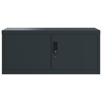 Archiefkast 90x40x40 cm staal antracietkleurig 3