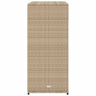 Tuinkast 105x55x113 cm poly rattan beige 8