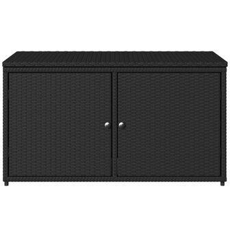 Tuinkast 110x55x60,5 cm poly rattan zwart 7