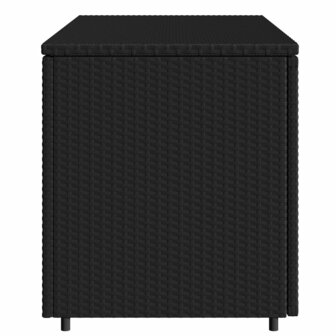Tuinkast 110x55x60,5 cm poly rattan zwart 8