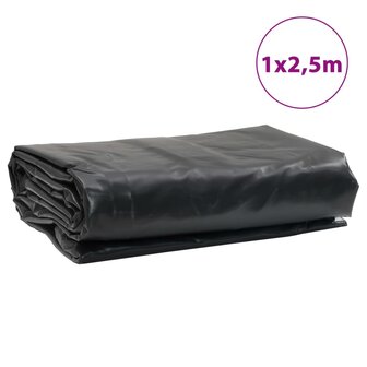 Dekzeil 650 g/m&sup2; 1x2,5 m zwart 9