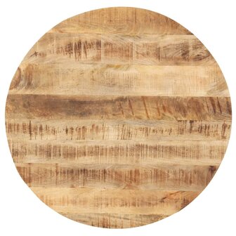 Tafelblad rond 25-27 mm 50 cm massief mangohout 1
