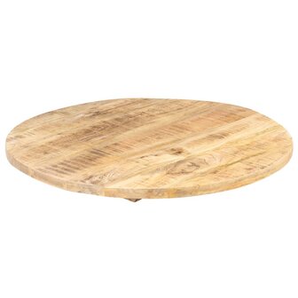 Tafelblad rond 25-27 mm 50 cm massief mangohout 6