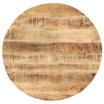 Tafelblad rond 25-27 mm 40 cm massief mangohout 1