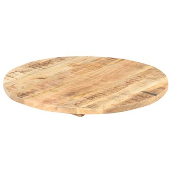 Tafelblad rond 25-27 mm 40 cm massief mangohout 4