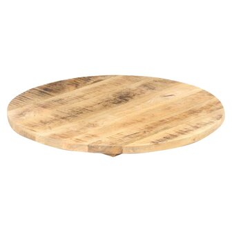 Tafelblad rond 25-27 mm 40 cm massief mangohout 5