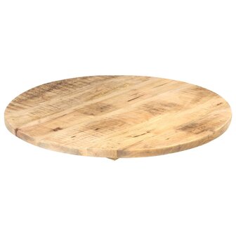 Tafelblad rond 25-27 mm 40 cm massief mangohout 8