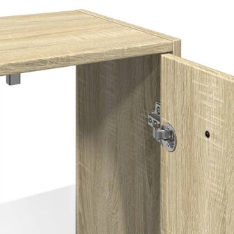 2-delige Badkamermeubelset bewerkt hout sonoma eikenkleurig 8