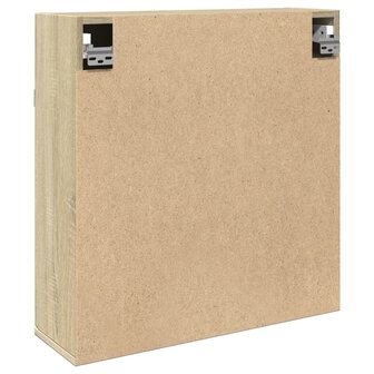 Badkamerspiegelkast 64,5x20x66,5 cm bewerkt hout sonoma eiken 6
