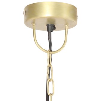 Hanglamp industrieel rond 25 W E27 30 cm messingkleurig 7
