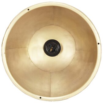 Hanglamp industrieel rond 25 W E27 30 cm messingkleurig 8