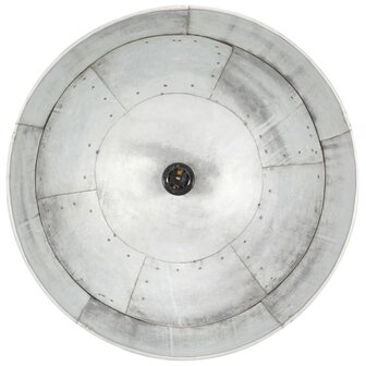 Hanglamp industrieel vintage rond 25 W E27 41 cm zilverkleurig 7