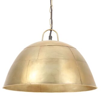 Hanglamp industrieel vintage rond 25 W E27 41 cm messingkleurig 2