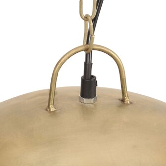 Hanglamp industrieel vintage rond 25 W E27 41 cm messingkleurig 6