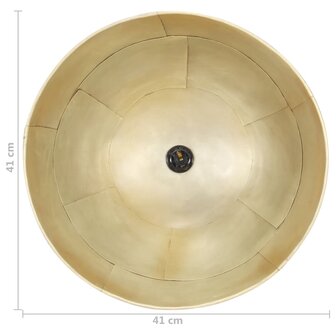 Hanglamp industrieel vintage rond 25 W E27 41 cm messingkleurig 10
