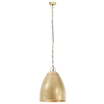 Hanglamp industrieel rond 25 W E27 32 cm messingkleurig 3