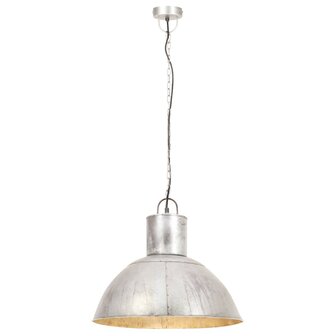 Hanglamp rond 25 W E27 48 cm zilverkleurig 4