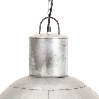 Hanglamp rond 25 W E27 48 cm zilverkleurig 6
