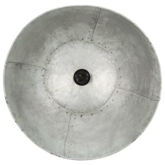 Hanglamp rond 25 W E27 48 cm zilverkleurig 7