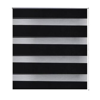 Duo Rolgordijn 70x120cm Zwart 2