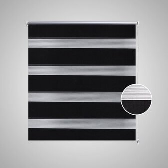 Duo Rolgordijn 70x120cm Zwart 3