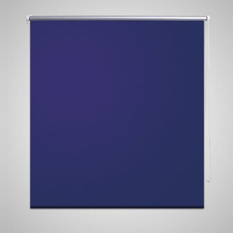 Rolgordijn verduisterend 80 x 230 cm marineblauw 1