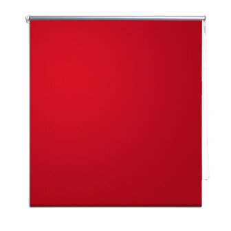 Rolgordijn verduisterend 120 x 230 cm rood 2