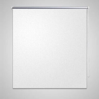 Rolgordijn verduisterend 60 x 120 cm wit 1