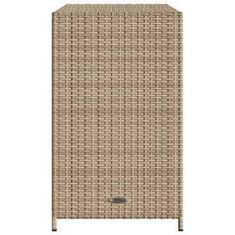 Tuinkast 83x45x76 cm poly rattan beige 8