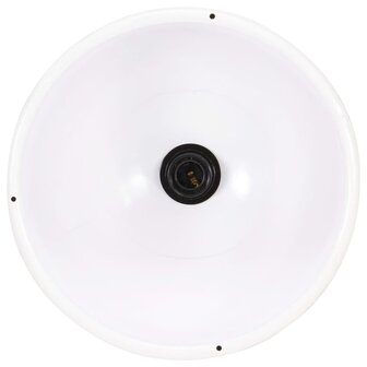 Hanglamp industrieel rond 25 W E27 30 cm wit 8