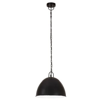 Hanglamp industrieel vintage rond 25 W E27 31 cm zwart 3