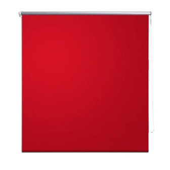 Rolgordijn verduisterend 60 x 120 cm rood 2