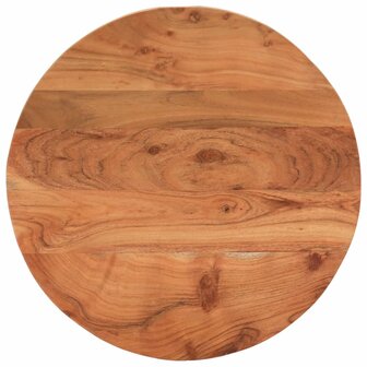 Tafelblad rond &Oslash;40x2,5 cm massief acaciahout 1