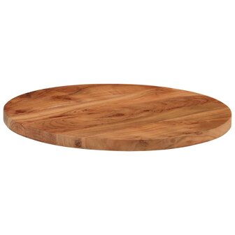 Tafelblad rond &Oslash;40x2,5 cm massief acaciahout 3
