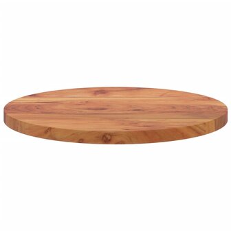 Tafelblad rond &Oslash;40x2,5 cm massief acaciahout 4