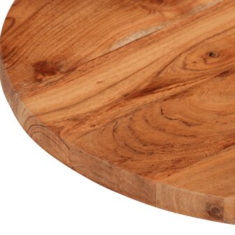 Tafelblad rond &Oslash;40x2,5 cm massief acaciahout 6
