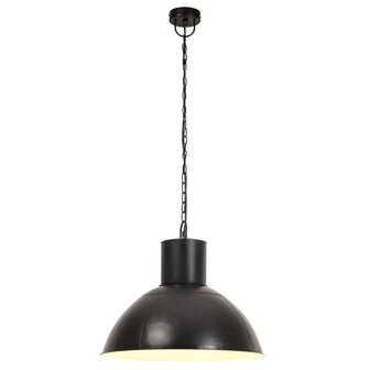 Hanglamp rond 25 W E27 48 cm zwart 4