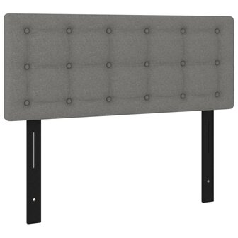 Hoofdbord 100x5x78/88 cm stof donkergrijs 2
