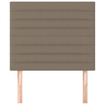 Hoofdborden 2 st 80x5x78/88 cm stof taupe 3